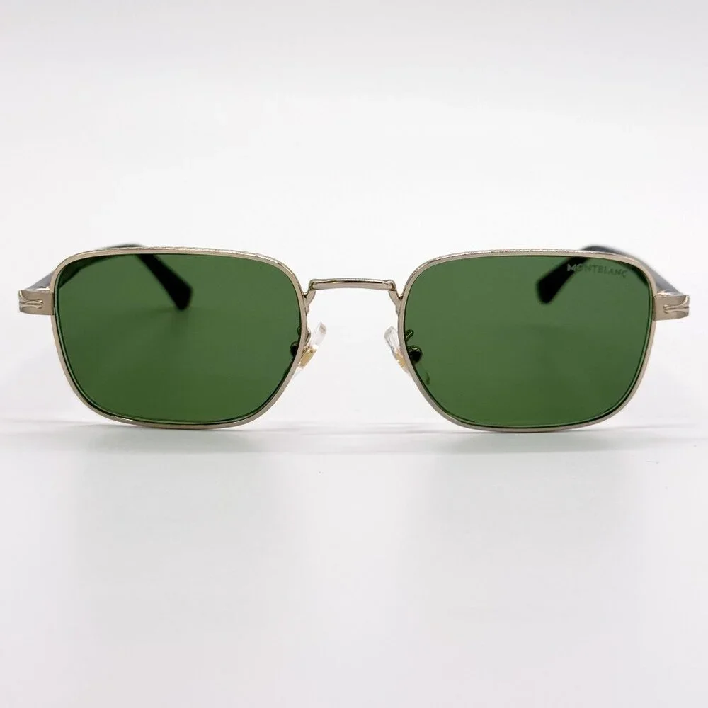NEW MONTBLANC SUNGLASSES MEN BLACK/GREEN MB0339S 002 EYEWEAR MONTBLANC